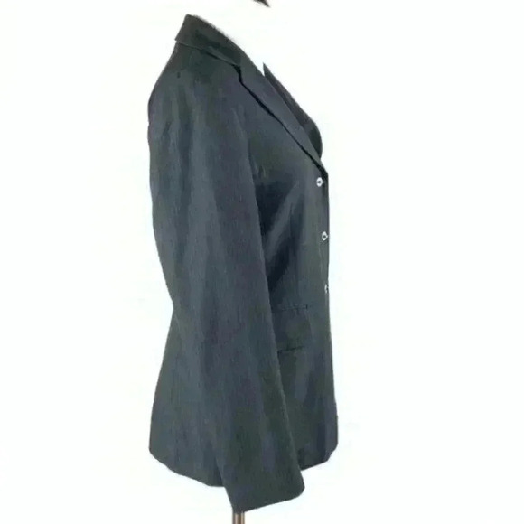 Calvin Klein 3 button turn lock blazer 2 pockets - Picture 5 of 8